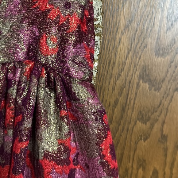 STUNNING ladies XS ANTHROPOLOGY WREN festive dress with sequins, shimmer+lined - Picture 8 of 12